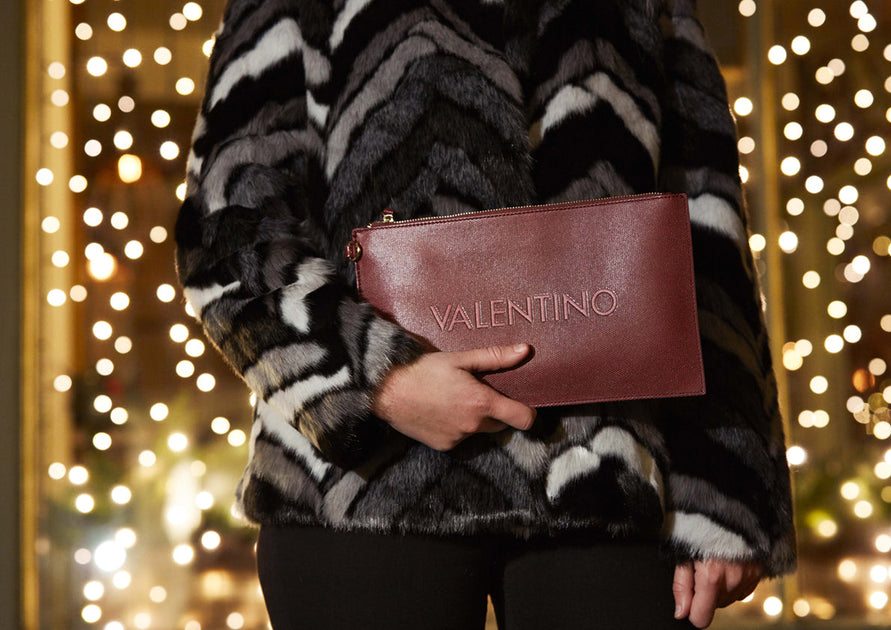 Mario Valentino Leather Clutch Handbags