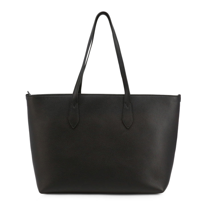 Ardwell Monogram Black Leather Top Handle Bag