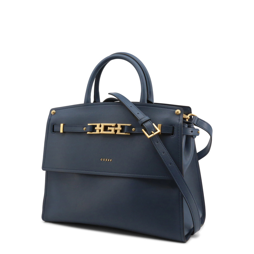 Blue Logo Padlock Handbag