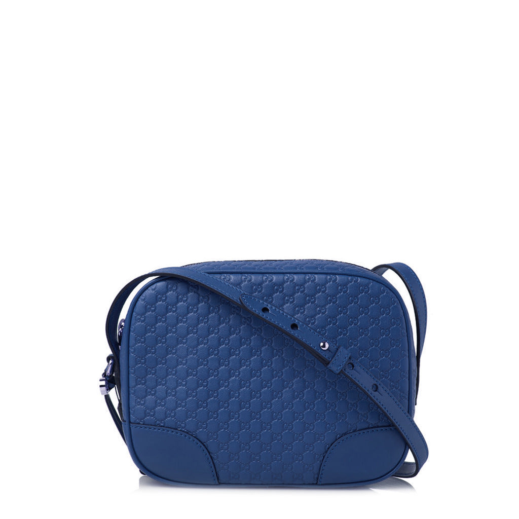 GG Leather Blue Crossbody Bag
