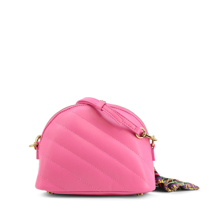 حقيبة كروس مبطنة باللون الوردي 