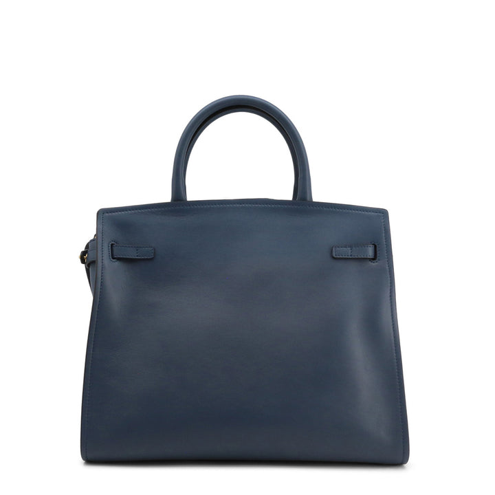 Blue Logo Padlock Handbag
